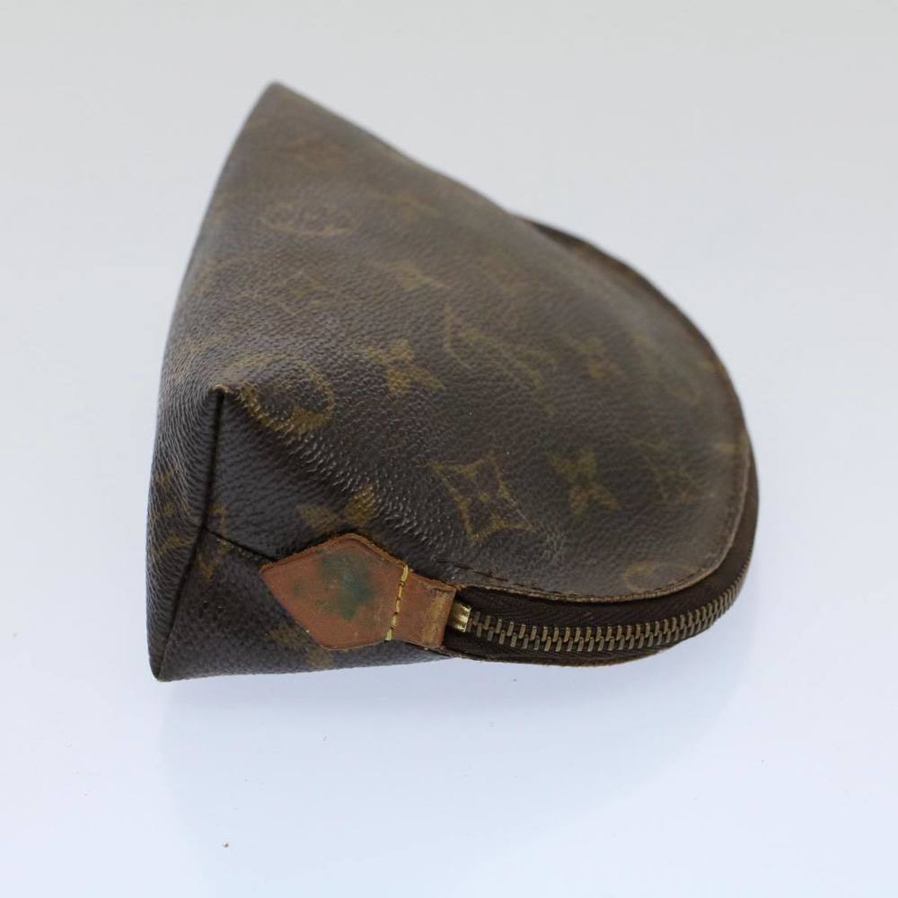 LOUIS VUITTON Monogram Pochette Cosmetic PM Cosmetic Pouch M47515 LV Auth 57871 - Picture 4 of 16